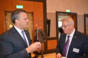 DSC_2476 Rufus Gifford & Kurt Damsted at the TTIP Nordic Debate at Marriot to day